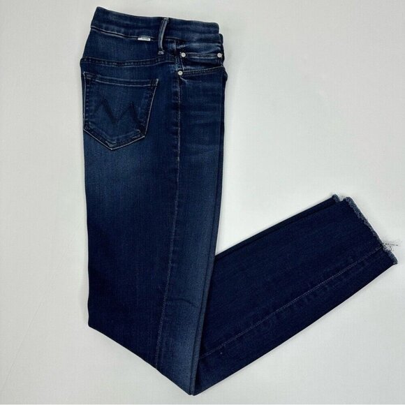 Mother Denim Women’s Looker Ankle Fray Tonge and Chic Designer Jeans W24-26/L26 - Picture 2 of 11